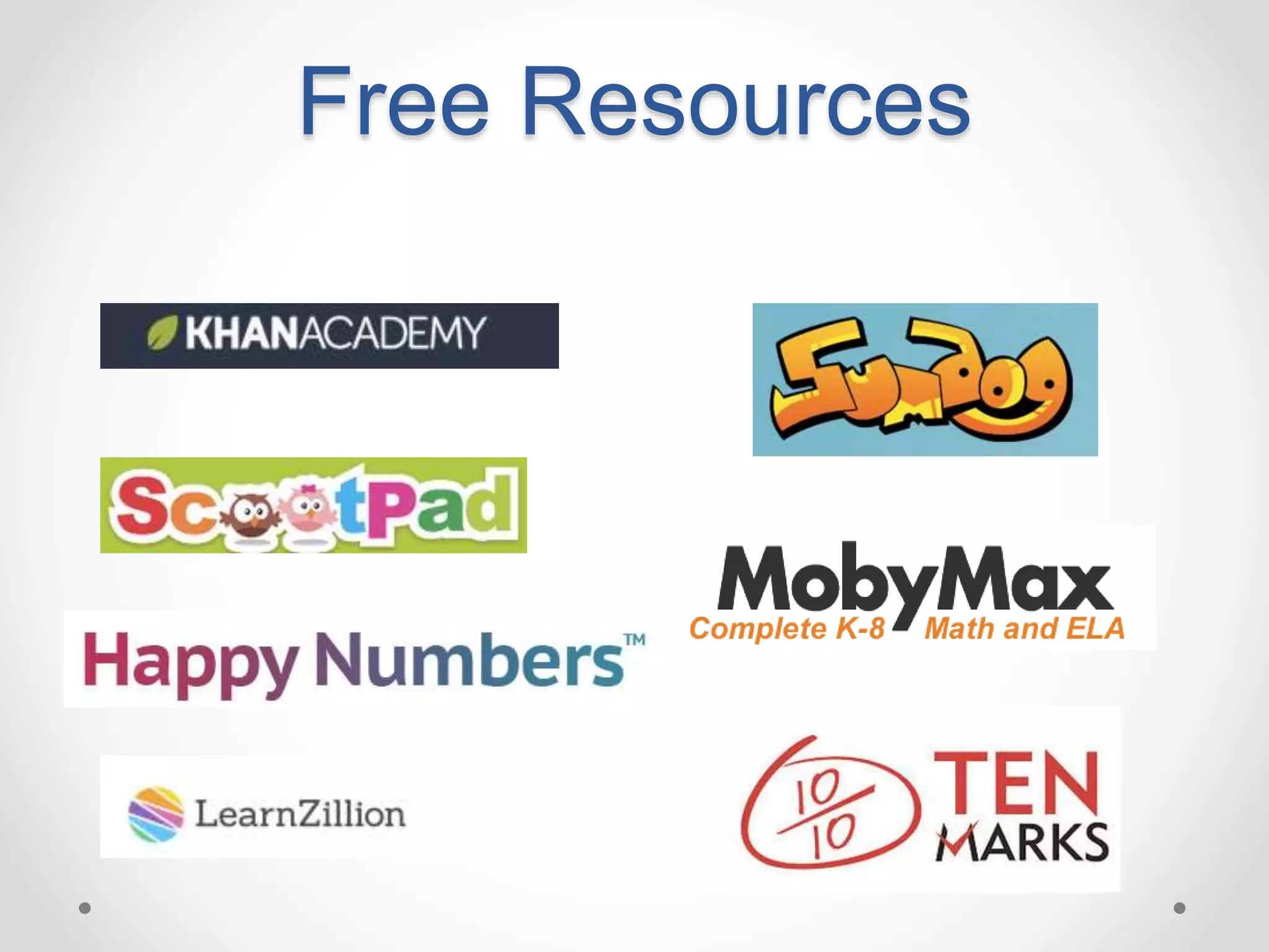 Free Resources
 
