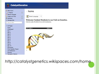 http://catalystgenetics.wikispaces.com/home
 