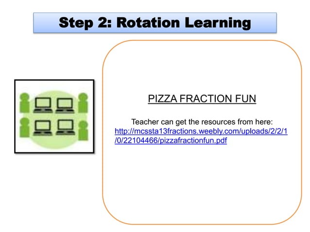 Blended learning rotation model 1 | PPT