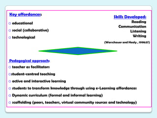  Teachers encouraged to start using MoodleIssue/Need Teachers not comfortable with using new technology