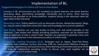 Blended mode of teaching and learning | PPTX