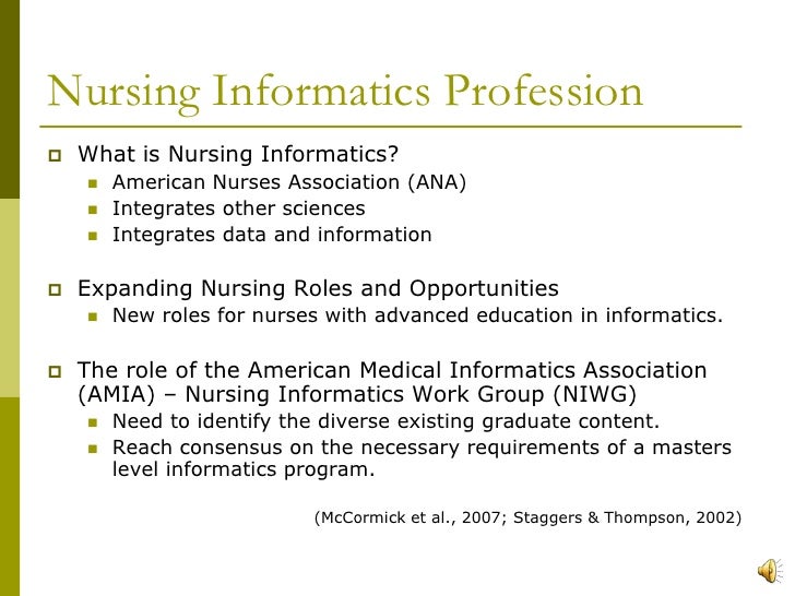 Nursing Informatics