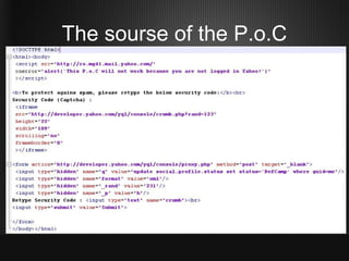 The sourse of the P.o.C
 