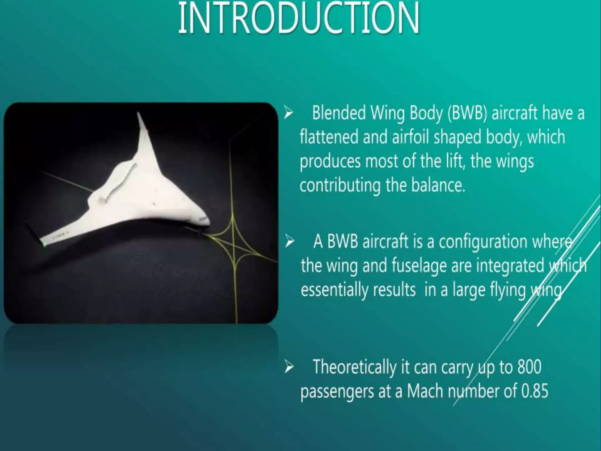 Blended wing body Aircraft PPT | PPTX