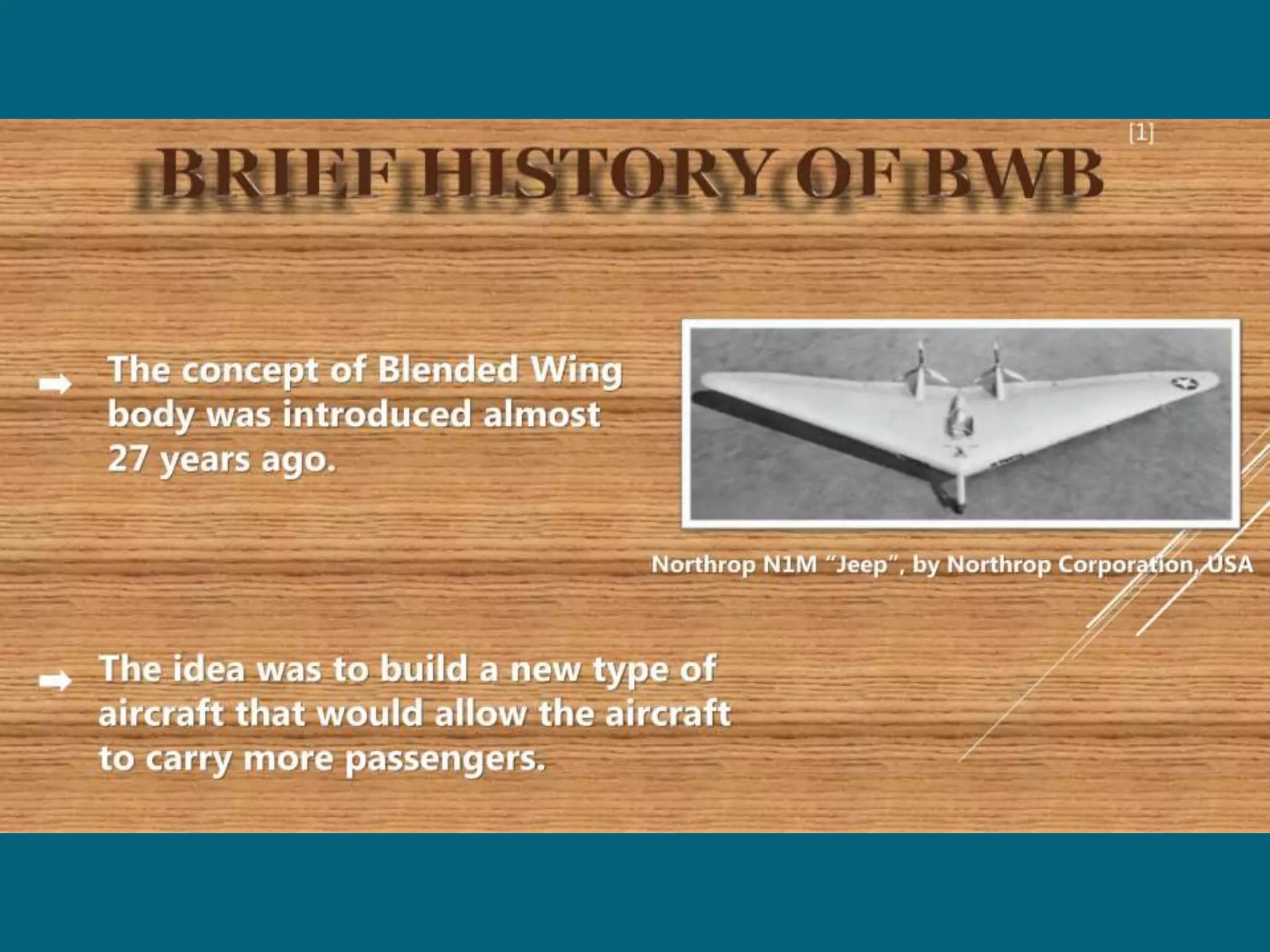 Blended wing body Aircraft PPT | PPTX