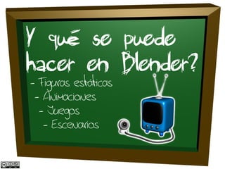 Blender, diseño y animación
