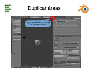 Duplicar áreas
Clique esquerdo do mouse
na alça e arrasto
 