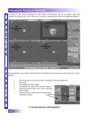 Basic Blender Booklet.pdf Blender Basics | PDF