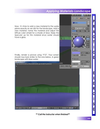 Basic Blender Booklet.pdf Blender Basics | PDF