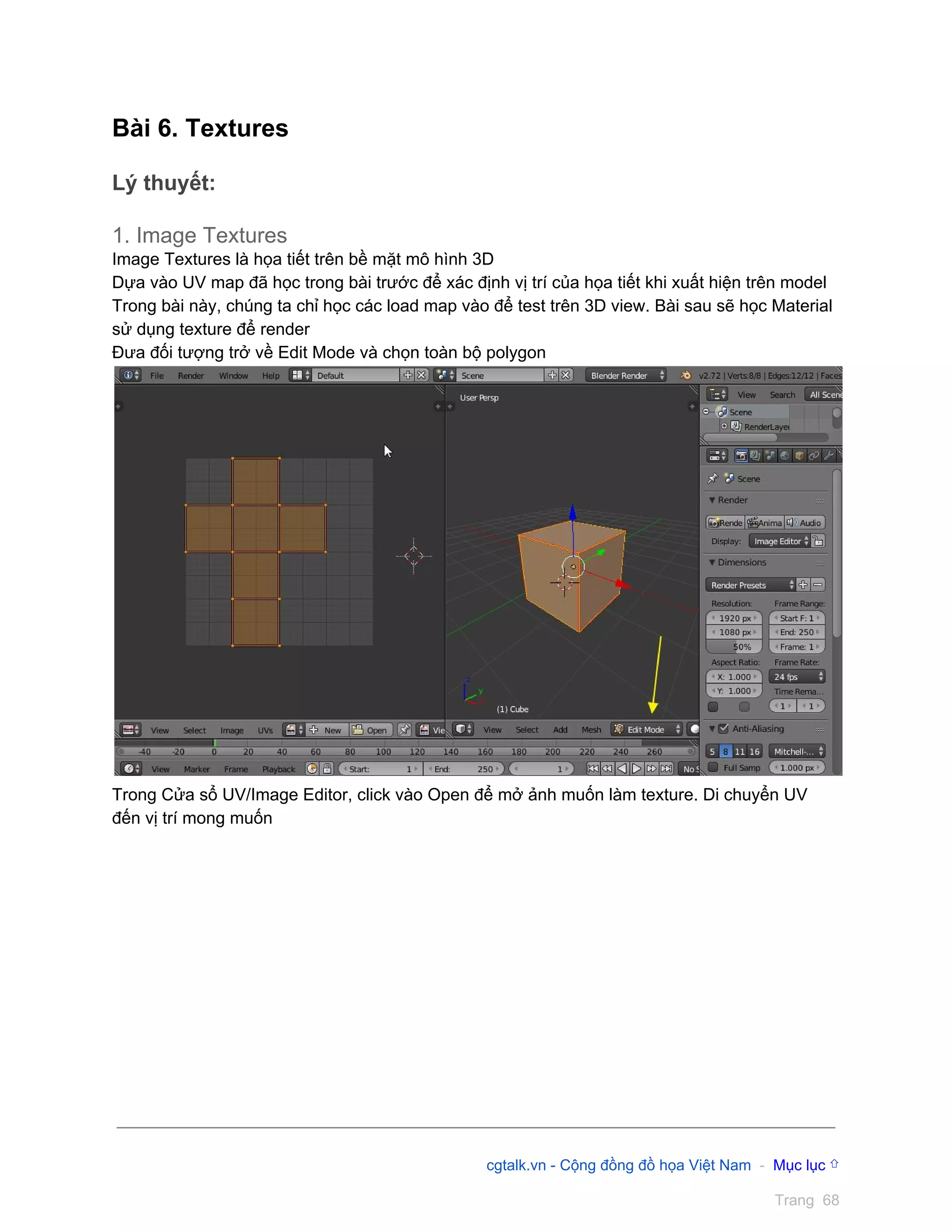 Giáo Trình 】Tài Liệu Nhập Môn Blender | PDF