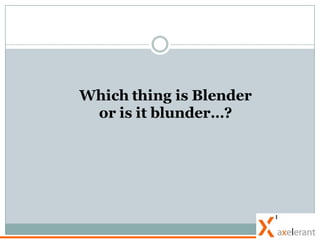 Blender Coda Voda Iit