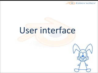 User interface 