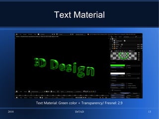 blender change font