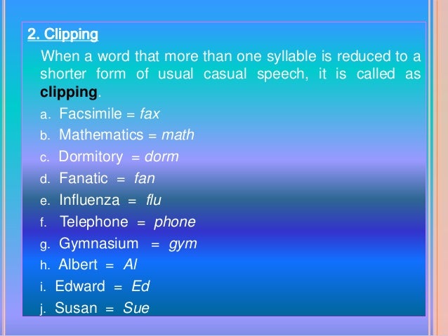 Blending clipping