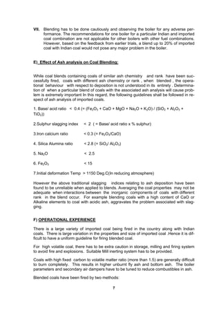 Blending coal new delhi | PDF
