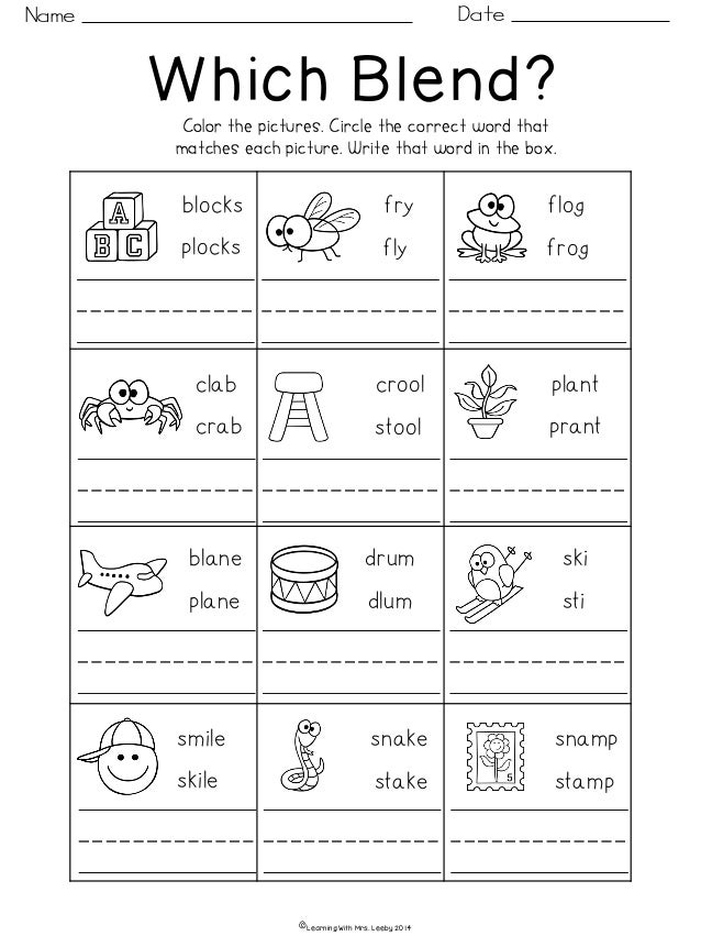 blends and digraphs