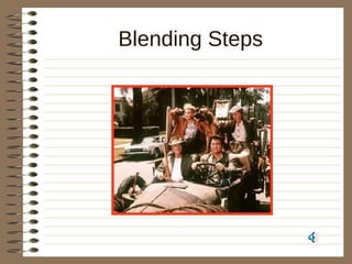Blending Steps
 