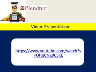 Video Presentation
https://www.youtube.com/watch?v
=OHqCN29CvKE
 