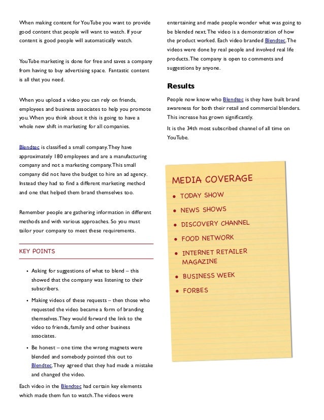 Will it blend case study picture