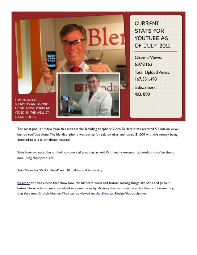 Blendtec instagram image