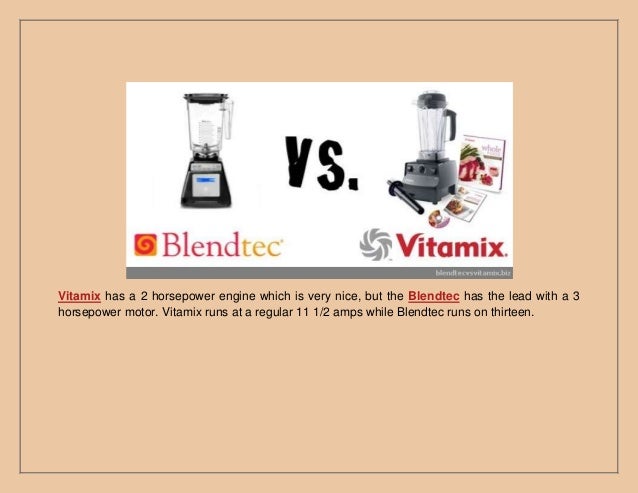 vitamix horsepower