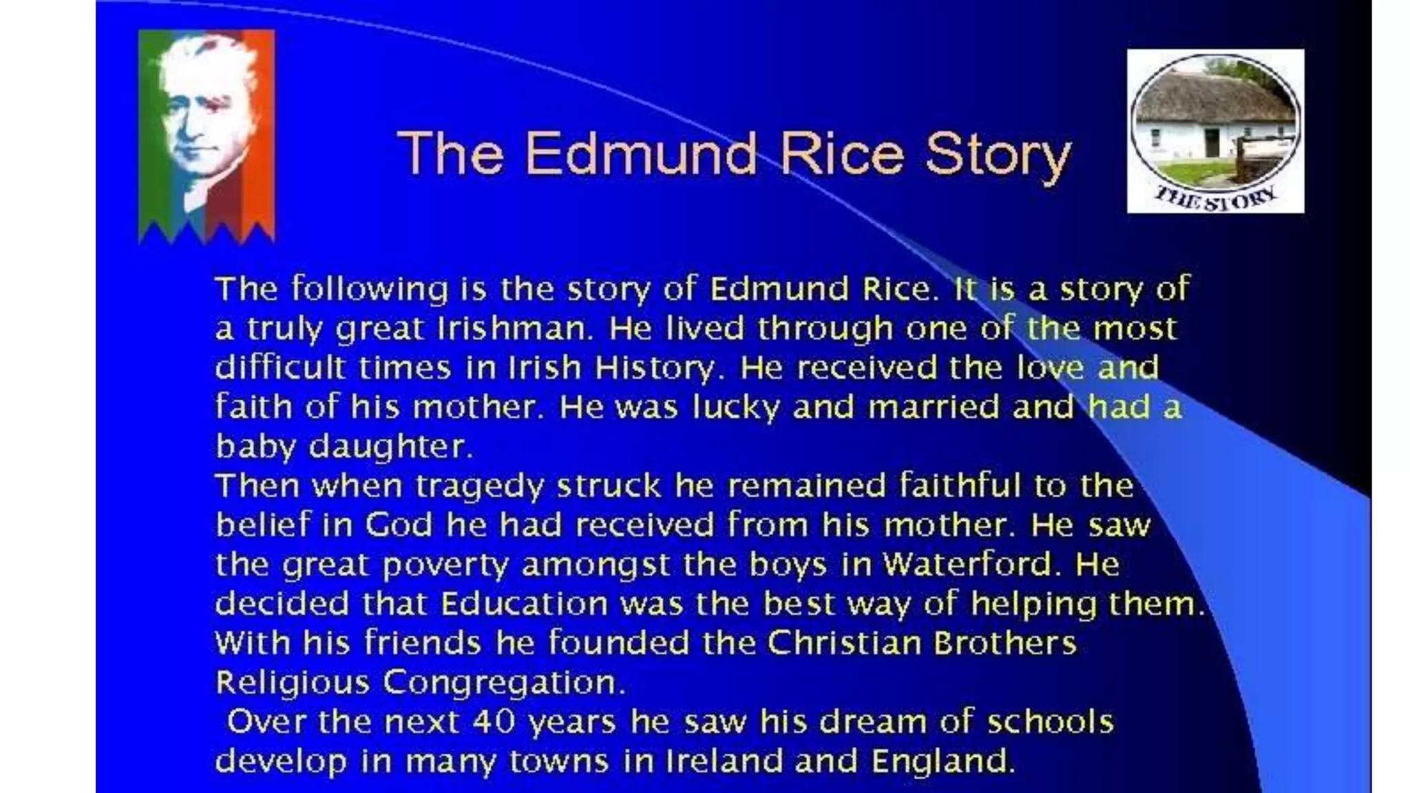 Blessed edmund rice story brother donal | PPTX | Christianity ...