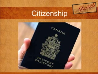 Citizenship

 