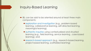 Inquiry-Based Learning | PPTX