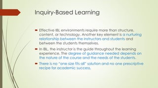 Inquiry-Based Learning | PPTX