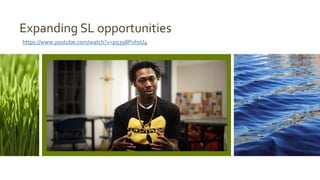 Expanding SL opportunities
https://www.youtube.com/watch?v=p9398PnhsU4
 