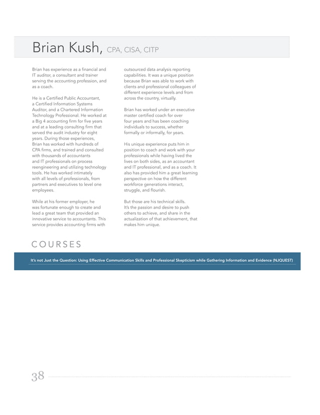 Business Learning Institute (BLI) 2013 Catalog of Courses PDF