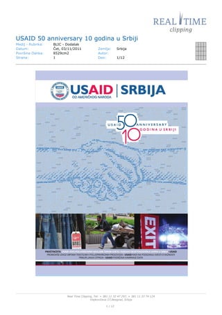 50 godina USAID-a Blic dodatak