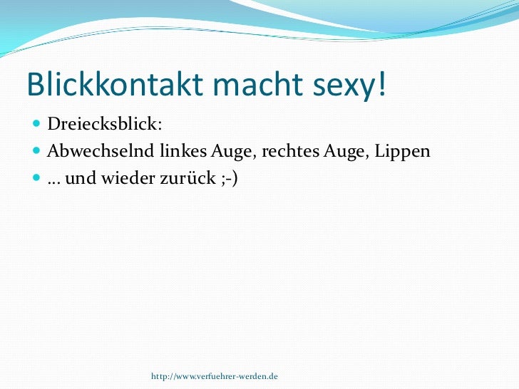 Flirten linkes auge