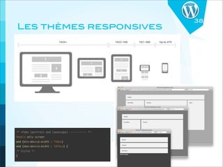 38
Les thèmes responsives
 