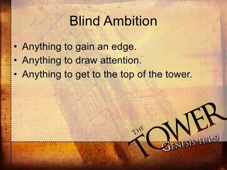 Blind Ambition