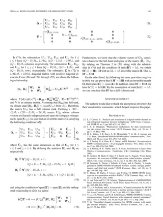 Blind channel estimation for mimo ofdm systems | PDF