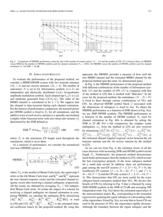 Blind channel estimation for mimo ofdm systems | PDF