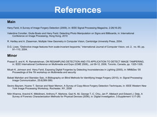 How do we judge a rectification? Comparison between (binary) rectified image and world sample(s)