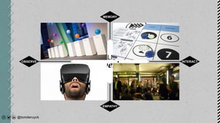 MEMORY
EMPATHY
INTERACTOBSERVE
4 REALMS OF
AN experience
 