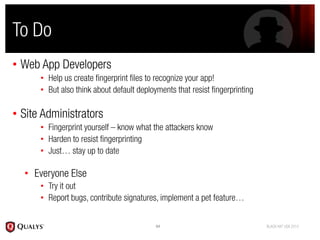 Blind elephant   black hat 2010 v2