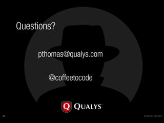 Blind elephant   black hat 2010 v2