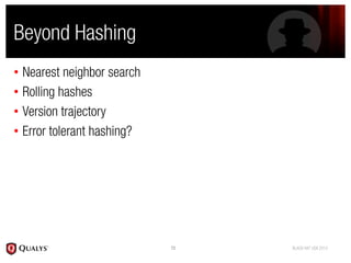 Blind elephant   black hat 2010 v2