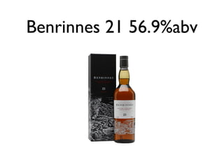 Benrinnes 21 56.9%abv
 