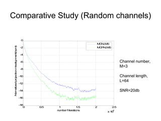 Blind PNLMS Adaptive Algorithm for SIMO FIR Channel Estimation | PPT