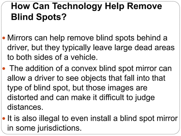 Blind Spot Ppt Pptx