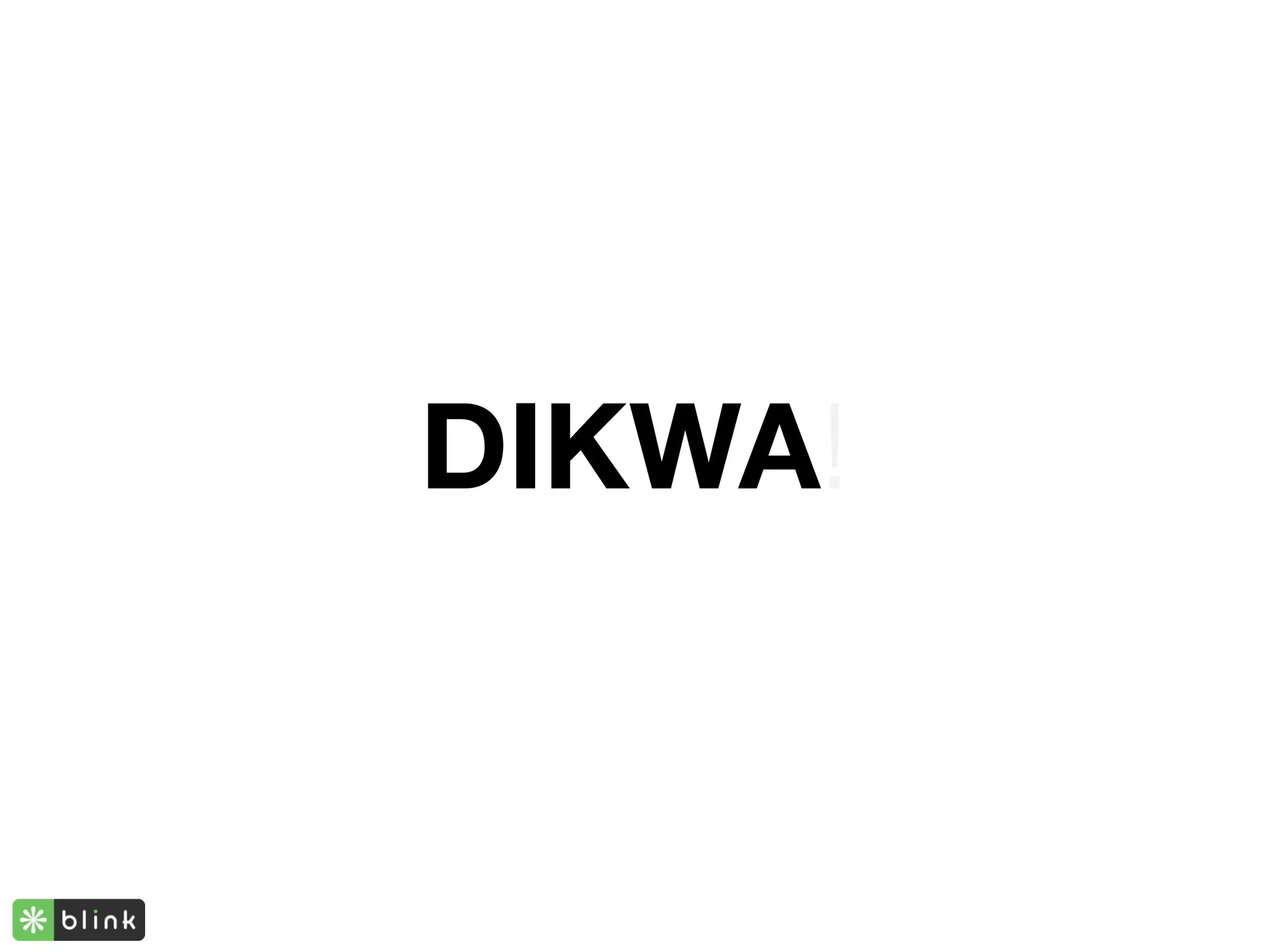 DIKWA!
 