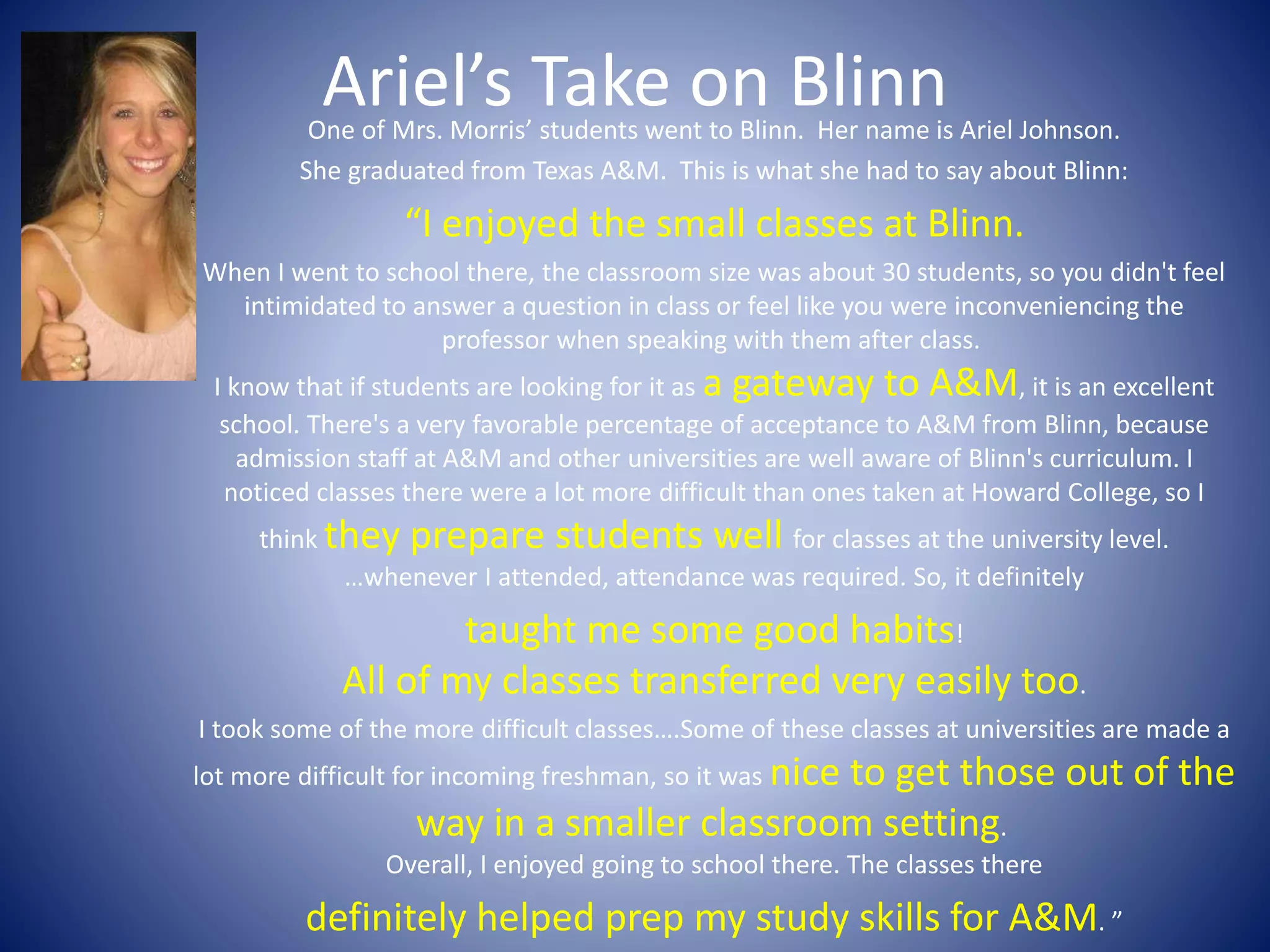 Blinn College | PPTX