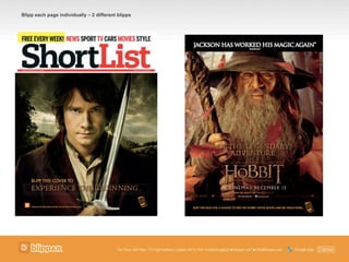 Blipp each page individually – 2 different blipps
 