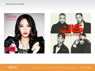 Blipp each album individually
 