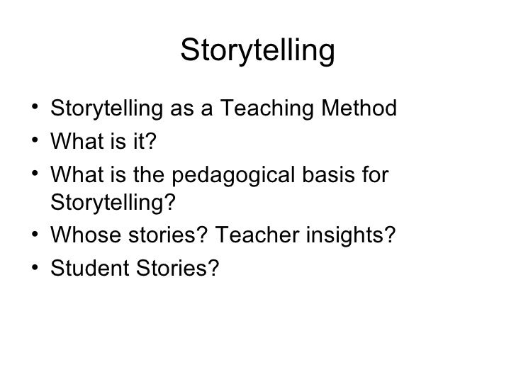 storytelling-an-alternative-teaching-methodology